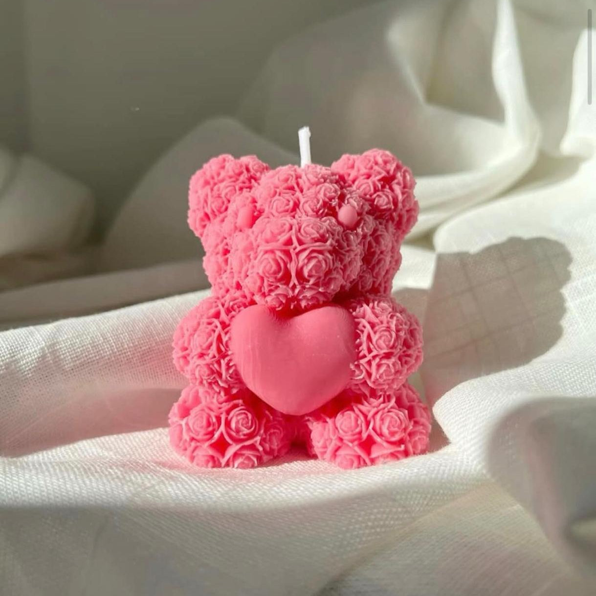 Bearly Melted Candle